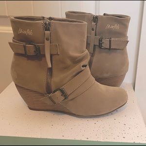 Blowfish Wedge Ankle Boot - NWOB